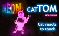 Hologram Kucing Neon Screen Shot 0