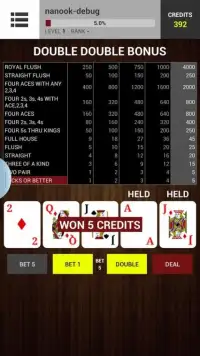 Video Poker Games Multiplayer Screen Shot 5