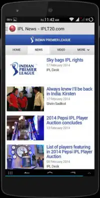Cricket IPL 2014 Screen Shot 1