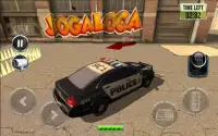 पुलिस कार और वैन बस पार्किंग Screen Shot 2