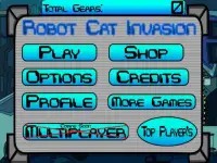 Robot Cat Invasion Screen Shot 0