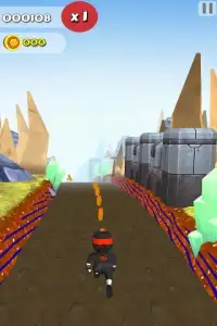 Ninja running games 3d Screen Shot 1
