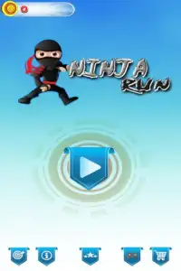 Ninja running games 3d Screen Shot 2