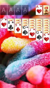 Solitaire Sweet Candy Theme Screen Shot 3