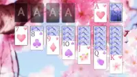 Solitaire Pink Blossom Theme Screen Shot 5