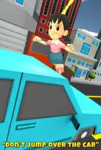 Anime Girl Fly Surfers 3D Screen Shot 2
