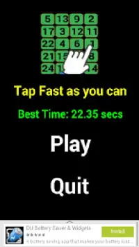 Tap as fast as you can Screen Shot 0