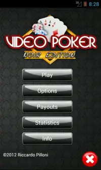 Video Poker - Black Edition Screen Shot 0