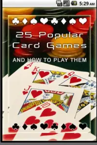 25 Popular Card Games:3 Free Screen Shot 2