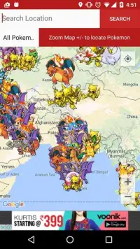 Pok Locator for Pokemon Go Screen Shot 2