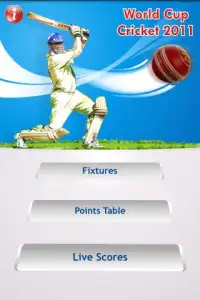 World Cup Cricket - Live Score Screen Shot 0