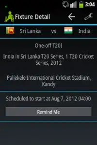 Cricscoredroid - Live Cricket Screen Shot 3