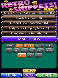 Retro Games Snippets Challenge Screen Shot 5