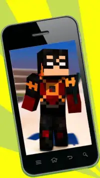 Skins heroes for minecraft pe Screen Shot 1
