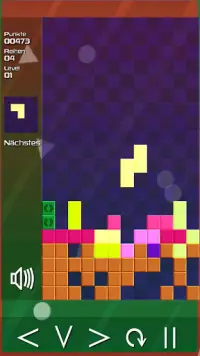 Tetris Game Screen Shot 2