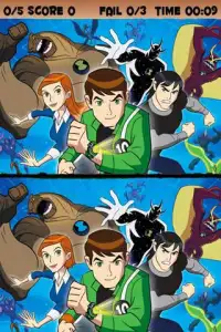 Find the differences Ben 10! Screen Shot 1