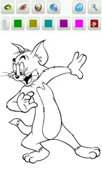 Tom and Jerry Coloring Book Screen Shot 1