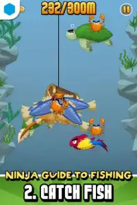 Ninja Fishing for GREE Screen Shot 1