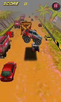 Racing Car monster truck 3D Screen Shot 3