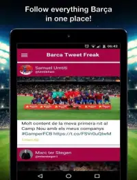 Tweet Freak for FC Barcelona Screen Shot 1