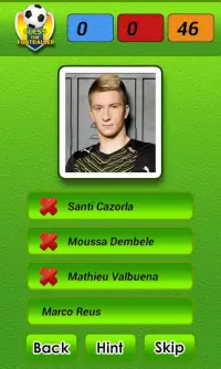 Guessing Game:Fifa Player Quiz Screen Shot 2