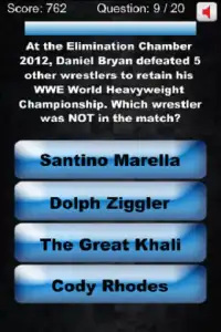 WWE Current Roster Trivia Screen Shot 3