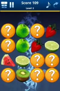 Fruits Memory Game Screen Shot 0