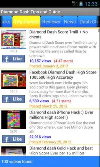 Diamond Dash Tips and Guide Screen Shot 0