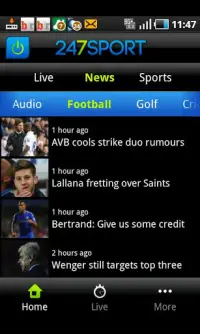 247 Sport Live Scores &amp; News! Screen Shot 2