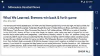 Milwaukee Baseball News Screen Shot 6