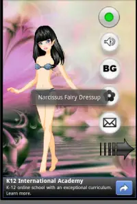 Narcissus Fairy Dressup Screen Shot 1