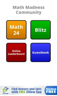 Math Madness - 24 Math Game Screen Shot 0