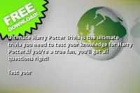 Ultimate Harry Potter Trivia Screen Shot 1