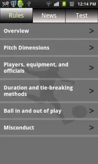 Sports Rules &amp; News Free Screen Shot 1
