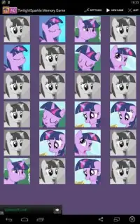 Twilight Sparkle Memory Game Screen Shot 0