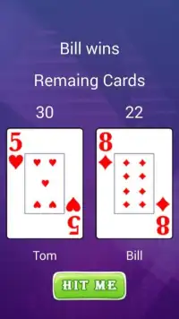 2 Player Card Game Screen Shot 5