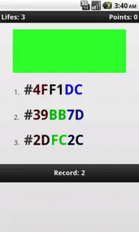 CSS Colors Screen Shot 1