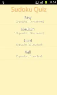 Sudoku Quiz Screen Shot 0