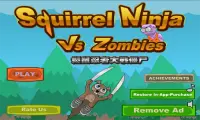 Squirrel Ninja Vs Zombies Screen Shot 0