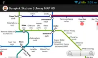 Bangkok Skytrain Subway MAP HD Screen Shot 3