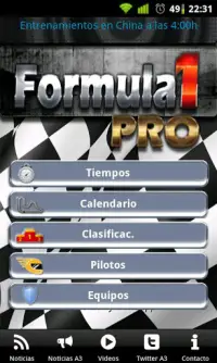 Formula1 PRO 2012 Screen Shot 0