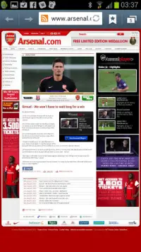 Fc Arsenal News. Screen Shot 4