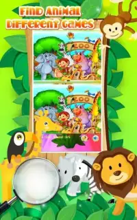 Find Animal Different Games Screen Shot 0