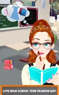 High School Girl: Beauty Salon Screen Shot 3