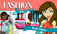 Fashion Story: Pool Party Screen Shot 2