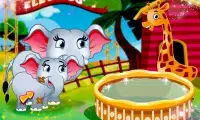 Cute Baby Elephant Care Game Screen Shot 0