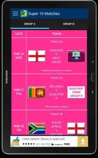 T20 World Cup 2016 Fixtures Screen Shot 1