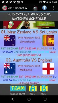 2015 Cricket World Cup Screen Shot 1