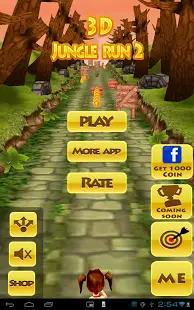 3D Jungle Runner : Racing Game Screen Shot 4