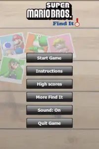 Find It : Super Mario Bros Screen Shot 1